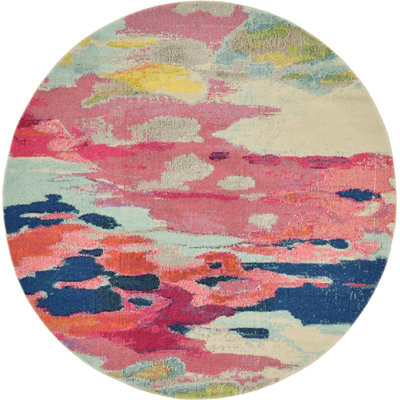 Roshan Washable Abstract Indoor Rug