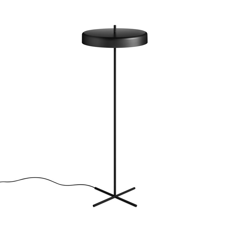 Bobber 57'' LED Traditional Floor Lamp, Black