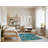 Machine Washable Checkered Gray Area Rug-536682481