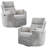 Callendale Set Of 2 Electric Power Swivel Rocker Recliner With USB Port & Type-C-1234583162
