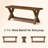 43.3" W Solid Wood Storage Bench