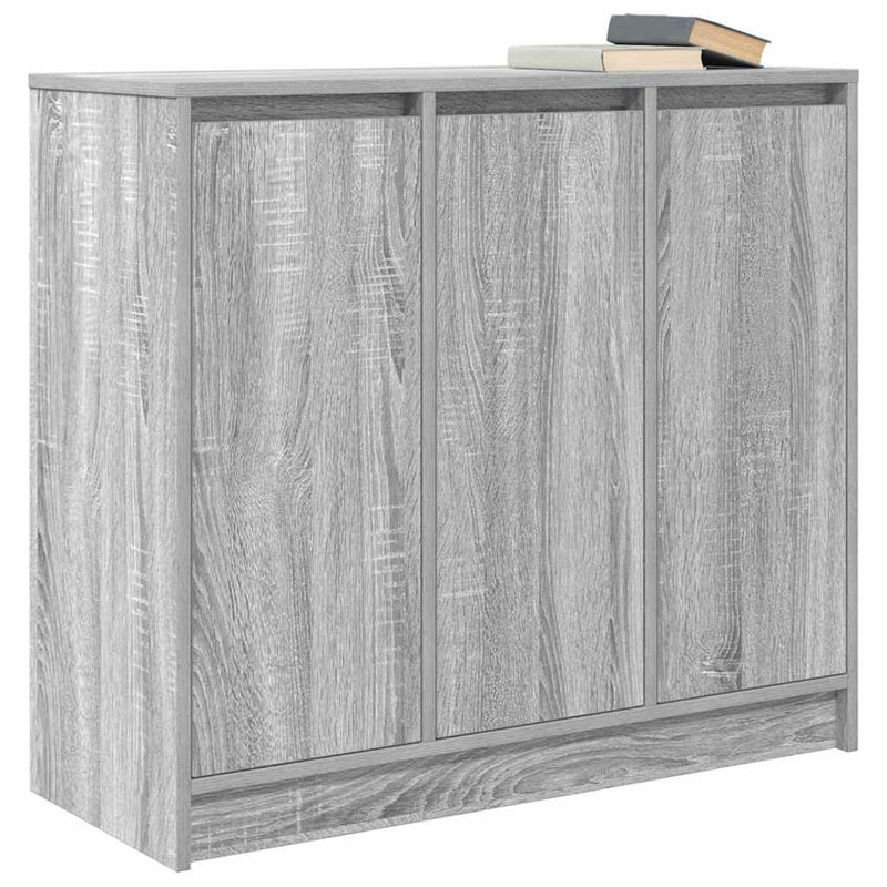Sideboard 85X34x76 Cm Engineered Wood, Grey Sonoma