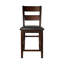 Ensemble de chaises de hauteur comptoir en bois 2 pièces