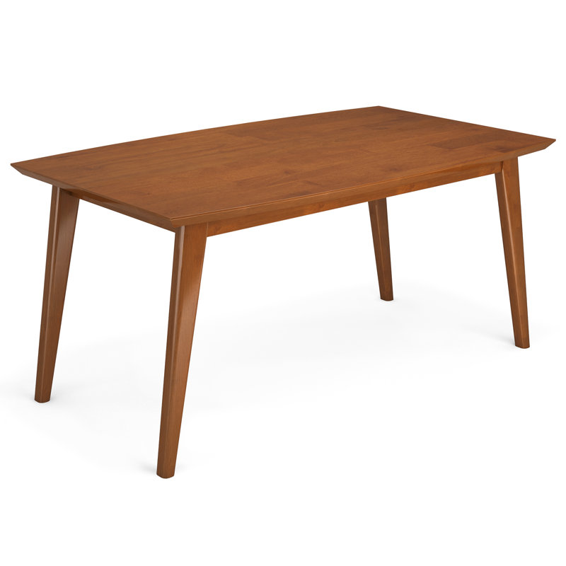 Table de salle à manger Draper, Teck brun