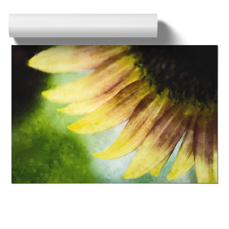 Sunflower Painting - Frameless Print, 42cm H x 59cm W x 0.1cm D