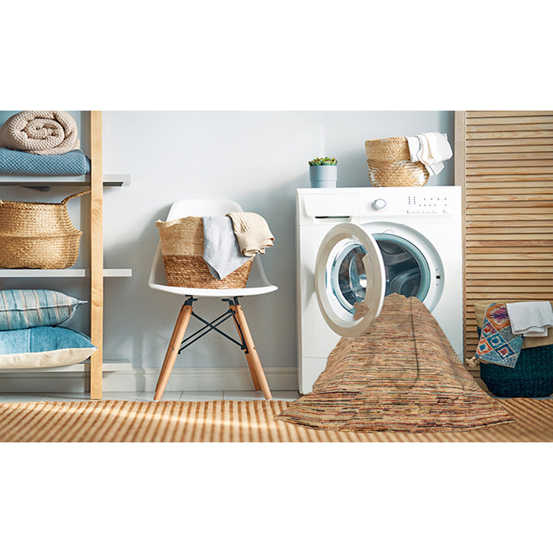 Tapis 100% lavable à la machine 1836, Carré 5 pi