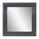 Wood Square Wall Mirror