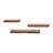 Mango Wood Floating Wall Shelves with Live Edge Design, 18" Brown Storage Display for Home, Office, Bedroom, and Living Room (Set of 3)