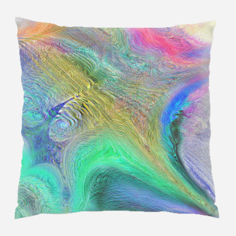 Coussin décoratif Nisswa, Microsuède, Intérieur