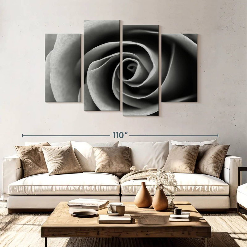 Harnek My Pretty Rose, 54" H x 84" W