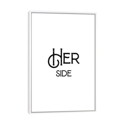Her Side-impression d’art textuel