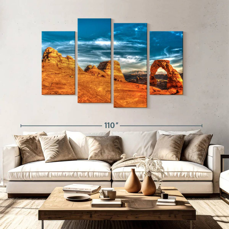 Iconic Delicate Arch, 54" H x 84" W