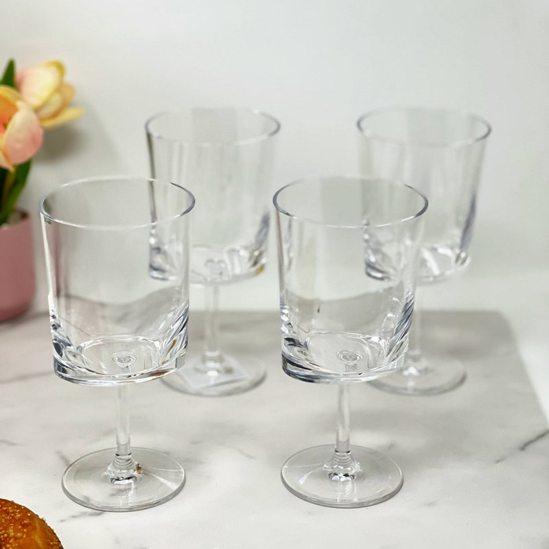 Oval Halo Wine Glasses