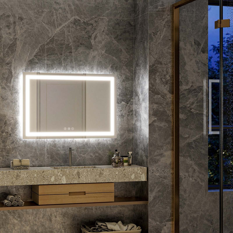 Kamiera Rectangle Wall Mirror, 26" x 38"