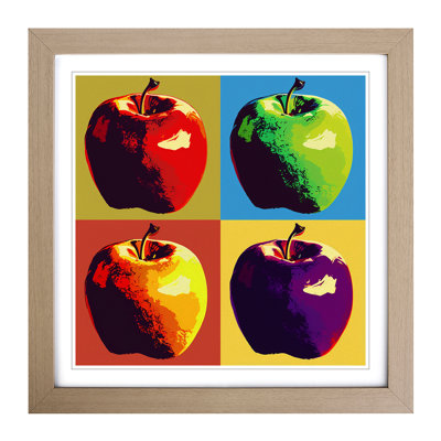 Apple Pop Art No.1 - Framed Print