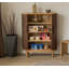 Armoire d'appoint ronde de style crème moderne
