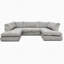 5 Seater Corduroy Corner Sofa -766994510