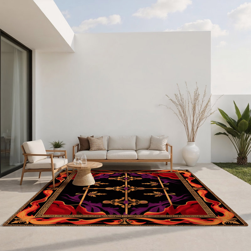 Royal Sonata Indoor And Outdoor Area Rug, Rectangle 3' x 5'
