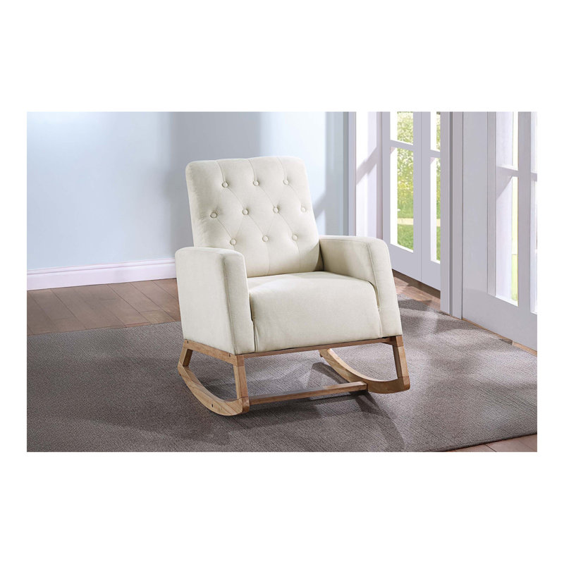 Fauteuil à bascule Classic, Beige