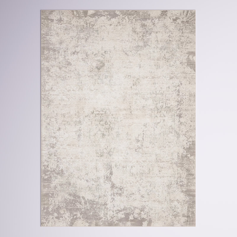 Journi Damask Indoor Rug, Rectangle 4' x 6'