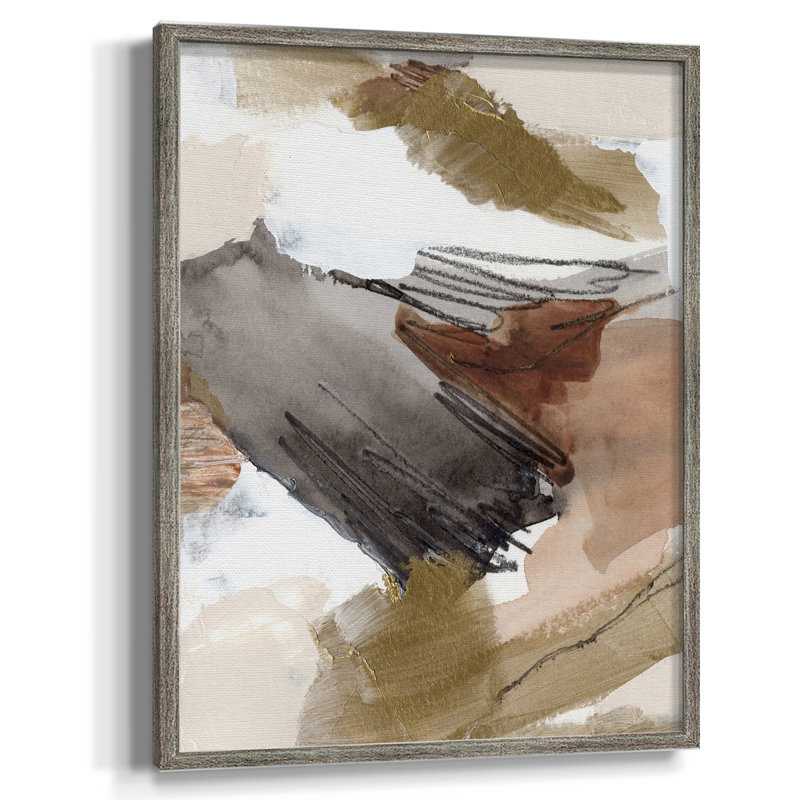 Or antique III, reproduction encadrée - bois massif, H 15 po x l 12 po