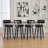 Swivel Upholstered Stool With T-Shaped Backrest-1438317361-1438317366-1410634226