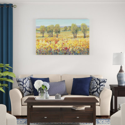 «Golden Fields I», peinture sur toile