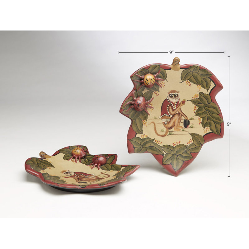 Beretta 2-Piece Monkey Plate Set