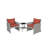 Sharyn 2 - Person Patio Conversation Set with Cushions-1114689692