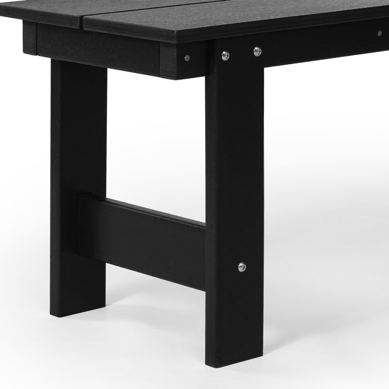 Banc de patio 48 po, Noir, noir, noir, noir