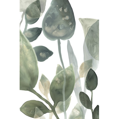" Water Leaves I " by June Erica Vess Painting Print