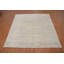 Tapis chic de style Gabbeh uni 10 x 10 rehaussé de motifs subtils de couleur