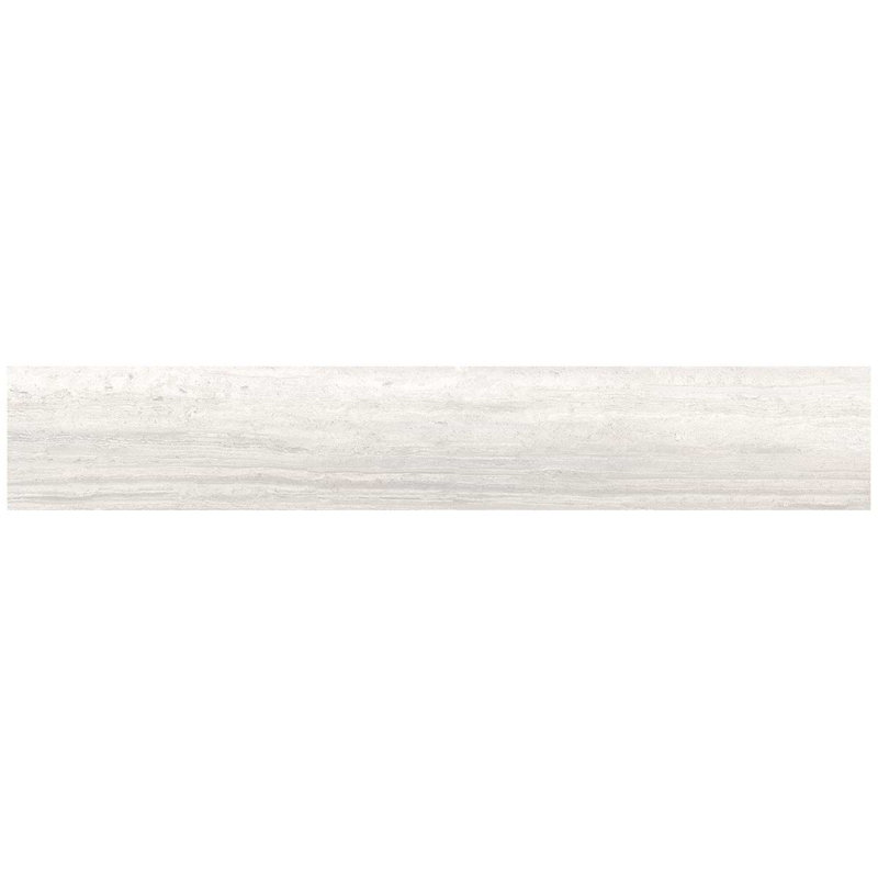 Nashville 3x24 Matte Porcelain Bullnose, White