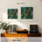 Harnek Midnight Tropical Leaves