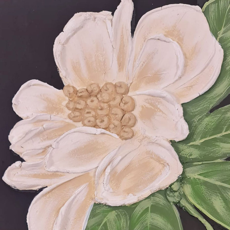 Peinture à l'huile décorative, H 39,37 po x l 39,37 po x P 1 po