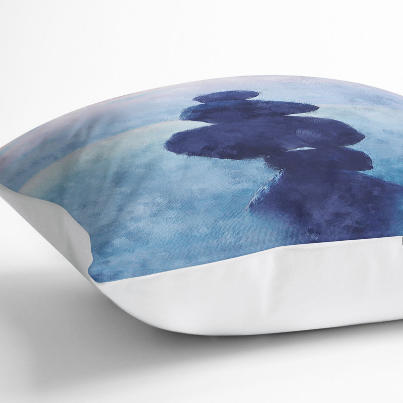 Square Cushion, 40cm H x 40cm W x 15cm D, White