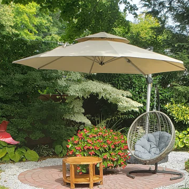 Zander 304cm Cantilever Parasol, Beige