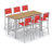 Travira Rectangular Tekwood Outdoor Bar Table-846330693