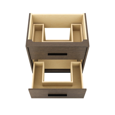 Rift White Oak Two-Drawer Single Bath Vanity