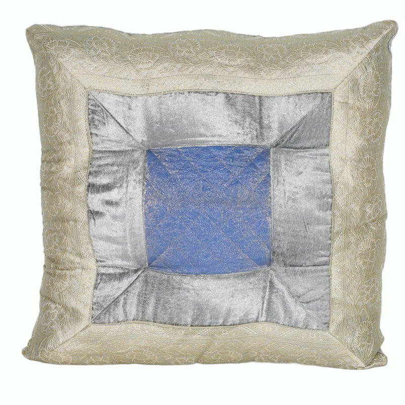 Housse de coussin d'extérieur carré Kara, 16 po x 1 po