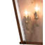3 - Light Flush Mounted Sconce