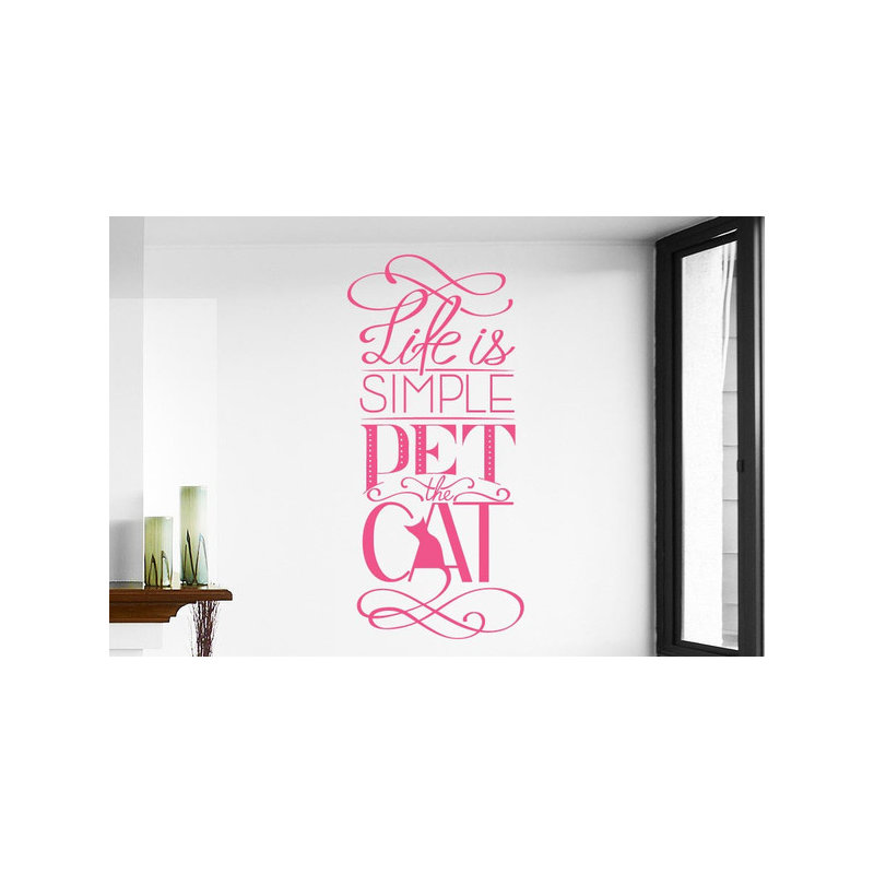 Wall Decal, Pink, Medium