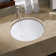 Whitehaus Collection Isabella Plus 13'' White Vitreous China Oval Bathroom Sink with Overflow