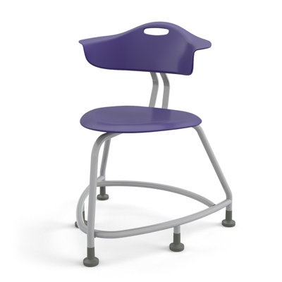 Chaise 360 avec dossier, glissières