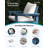Reata HDPE 2-Person Conversation Set With Double-Tier Side Table and Cusions-98502852-98502855
