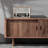 Solid wood style TV stand