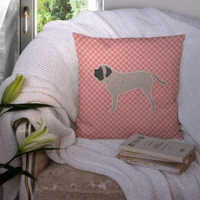 English Mastiff Indoor/Outdoor Throw Pillow