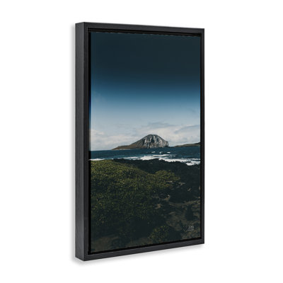  Hawaiian Rocky Shore Floater Canvas by Max Blakesberg Studios