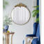 Miroir rond en fer