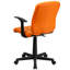 Chaise de bureau pivotante en vinyle Bonavant-100667720-100667724
